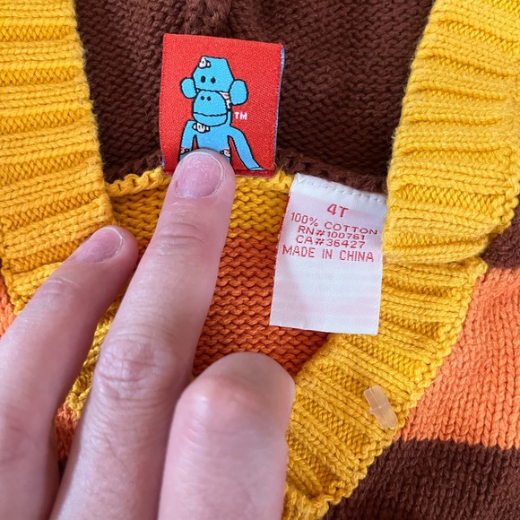 Small Paul Striped Hooded Sweater - Picture 3 of 6